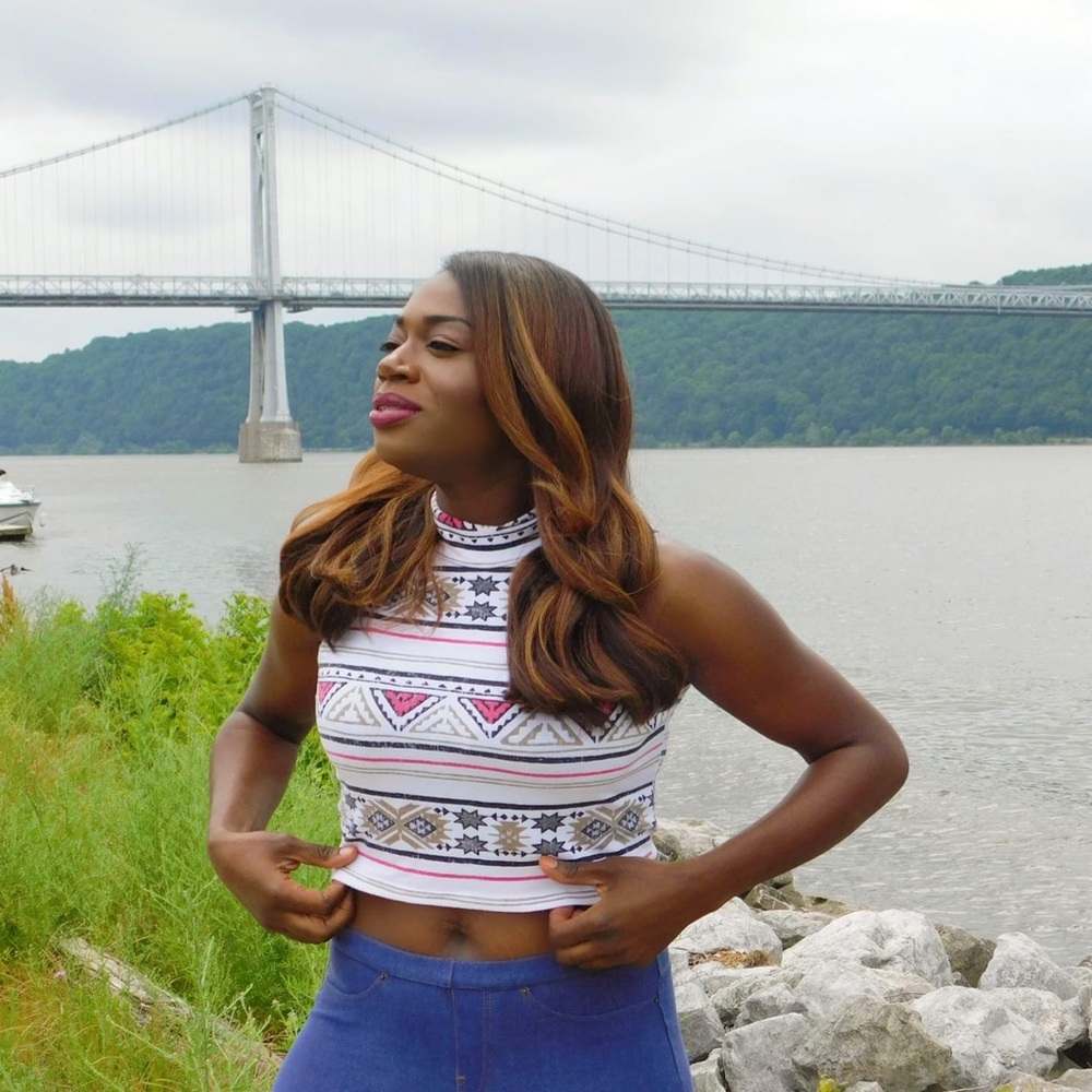 Stylish Geometric Crop Top